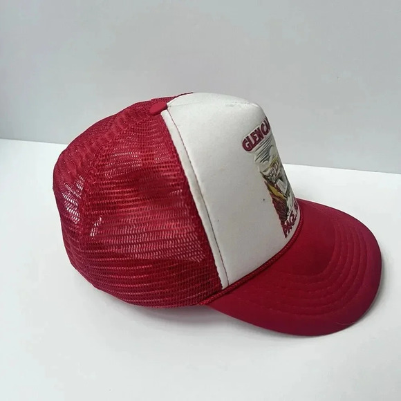 Vtg Glen Canyon Dam Page, AZ Adjustable Snapback Foam Trucker Hat/Cap Red/White - Picture 2 of 16